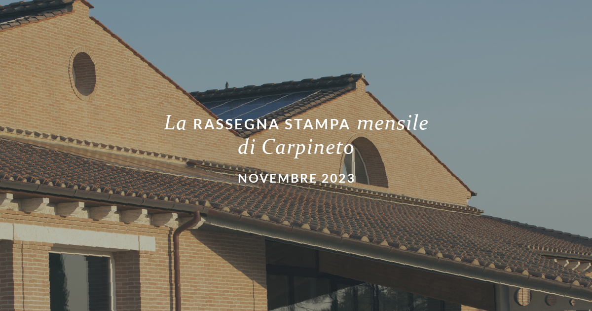 La rassegna stampa di novembre 2023
