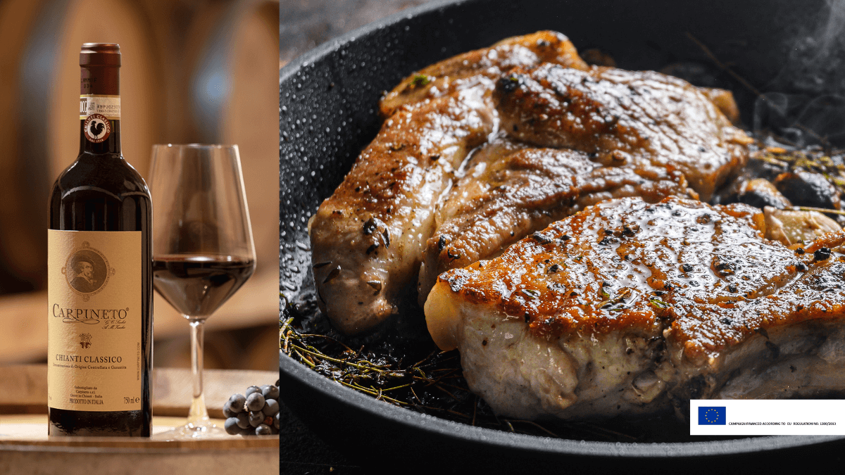 Pork Chops and potato gratin with Chianti Classico DOCG 2021: our recipe for you!
