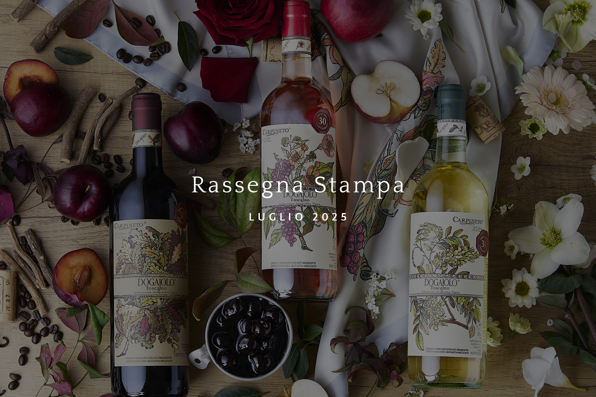 La Rassegna stampa di luglio 2025 | Carpineto
