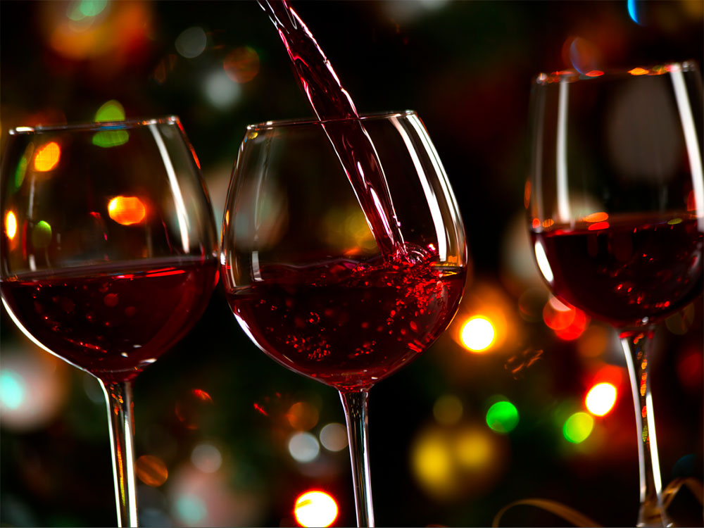Tre grandi vini rossi per l'anno nuovo