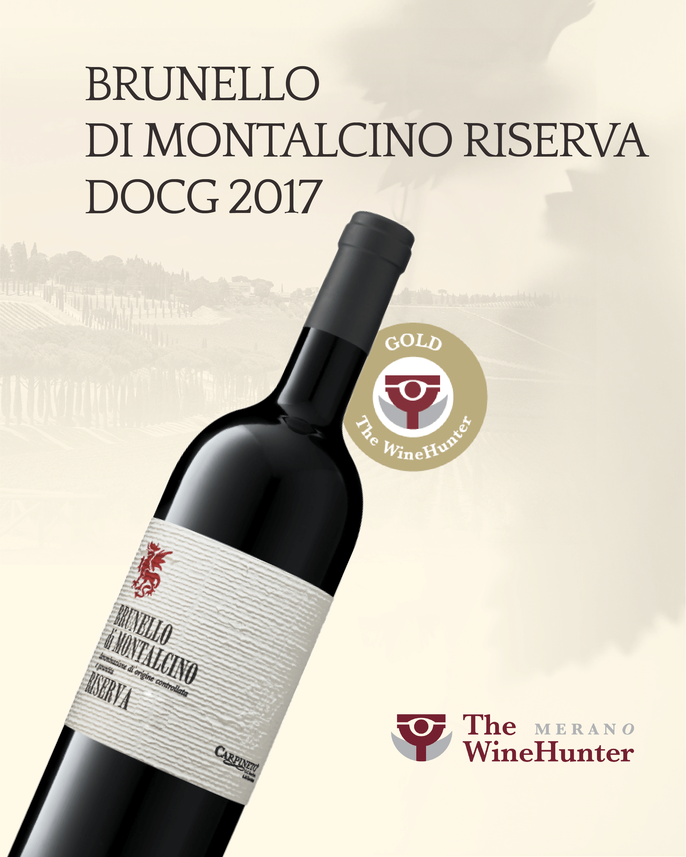 Wine Spectator Brunello di Montalcino DOCG 2015 - March 18, 2020 - 95 PTS